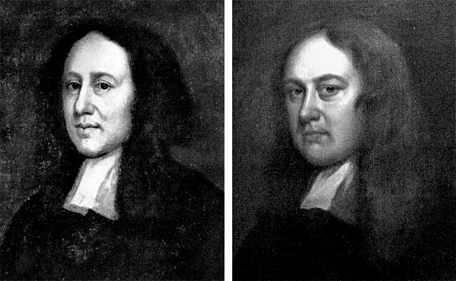 Portraits of Dr Robert Thoroton at Flintham Hall. Images courtesy of Sir Robert Hildyard.
