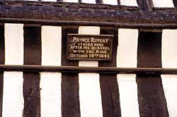 Plaque on The Governor's House in Newark (photo: Martyn Bennett).