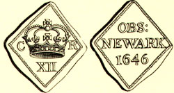 Siege coins from Newark.