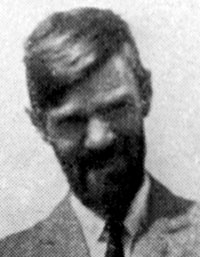 D H Lawrence in the mid-1920s. 