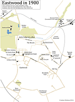 Map of Eastwood in 1900