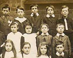 Pupils at Scotland Road School,