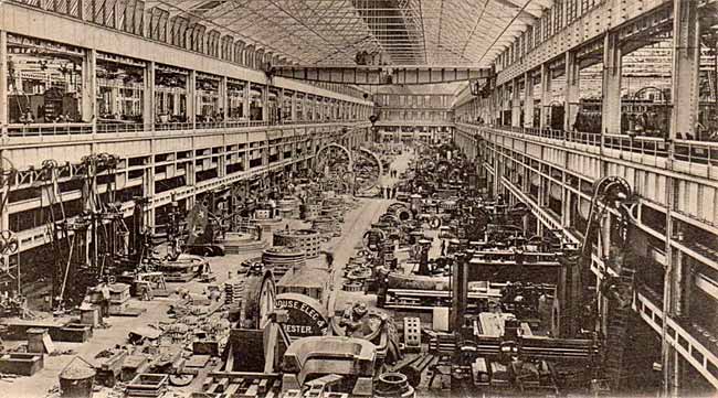 Westinghouse Works, Trafford Park, Manchester, c.1910.