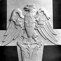 Keystone from Barclays Bank, Cardiff, 1954 (photograph courtesy of James Woodford).