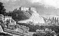The Ducal Mansion of Nottingham Castle before the fire of 1831.