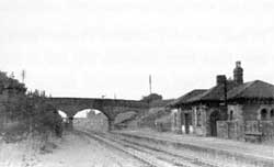 Edwalton station, c.1900. 