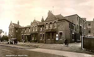 Mansfield District General Hospital, c.1930. 
