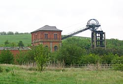 The industrial landscape: Bestwood Colliery (Photo: A Nicholson, 2004).