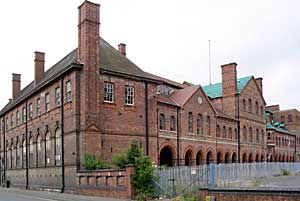 Victorian warehouses on the riverfront at Newark.