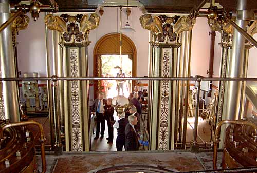 Inside the beautifully decorated Engine House (photograph © Martine Hamilton Knight).