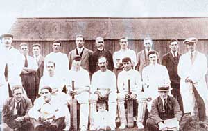 Plumtree Cricket Club in the 1920s. Image courtesy of Mrs Jennie Phemister.