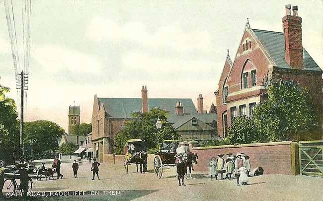 Main Road, Radcliffe-on-Trent, c.1910.