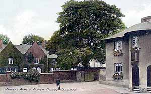 The Manvers Arms and the Manor House, c.1910.