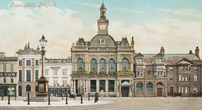 Retford Town Hall in 190