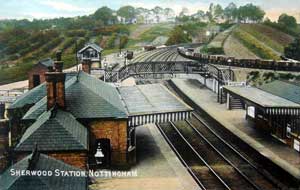 Sherwood Station, c.1910.