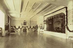 Upton Hall ballroom.