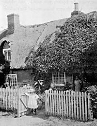 Cottage life in Clifton, c.1900.