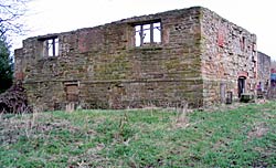 The remains of the late medieval Wansley Hall, near Selston (photo: A Nicholson, 2006).