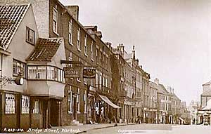 Bridge Street in the 1920s.