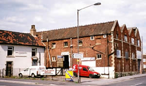 Former malthouse in Worksop (photograph courtesy of Jane Sumpter).