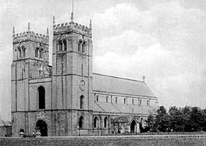 Worksop Priory, c.1900
