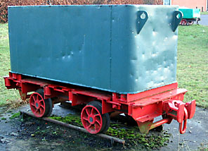 Wagon at the Teversal Trails Visitors Centre.