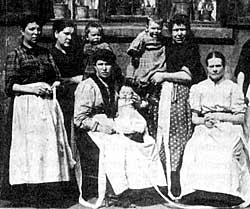 The health of outworkers in the lace industry was a particular concern for health professionals in the early 20th century.