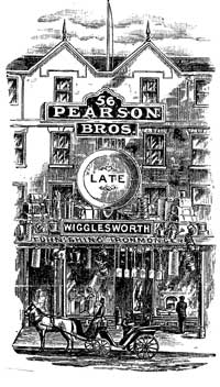 Pearson's first shop, c.1894. 