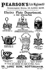 Pearsons advert from the 1890s 