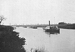 The River Trent at Cromwell, c1910.